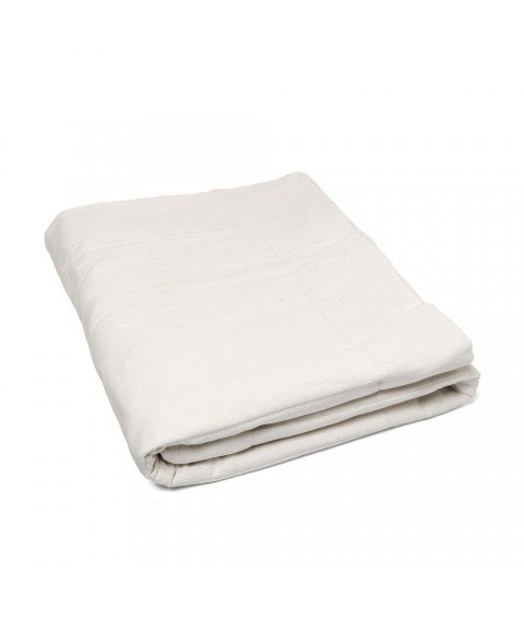 Одеяло льняное (ткань хлопок) размер 155х205 см, кремовое