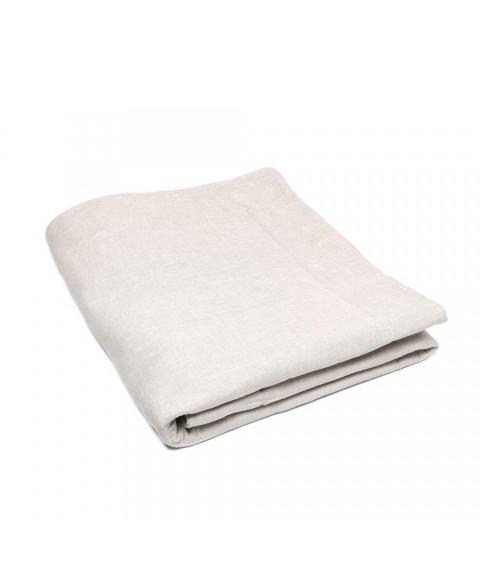 Linen blanket (linen fabric) size 170x205 cm, gray