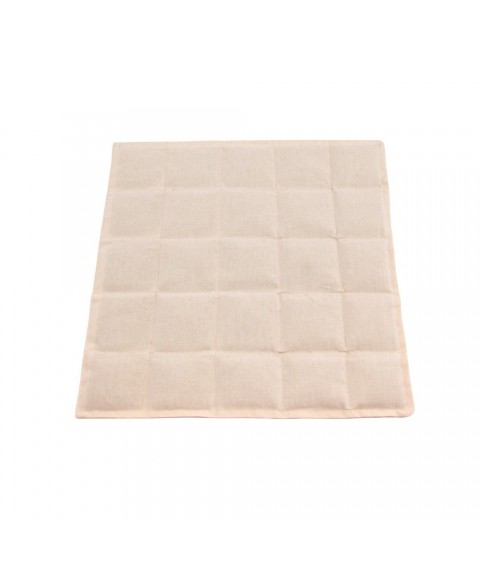 Массажная подушка с семенами горчицы на кресла Lintex 45х45 см