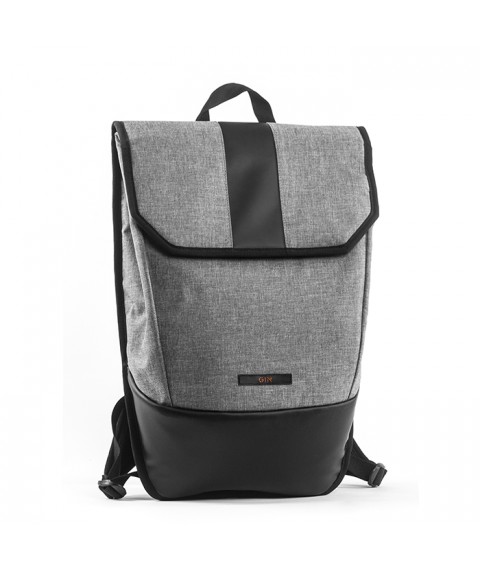 Backpack GIN ARK melange light gray (170068)