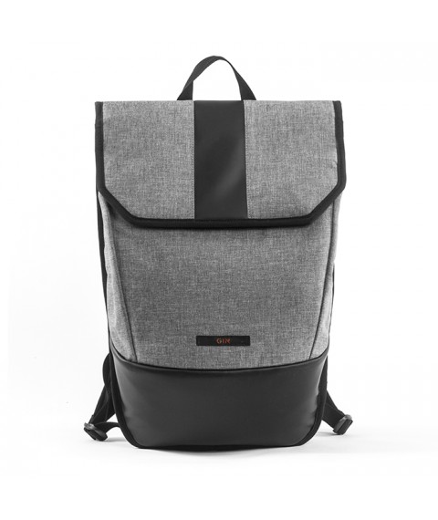 Backpack GIN ARK melange light gray (170068)