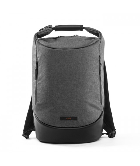 Backpack GIN ZEN melange dark gray (190075)