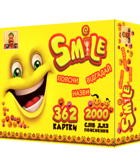 Lustiges Wortspiel "Smile", BombatGame (4820172800156)