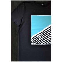 Black T-shirt with Art 2 print