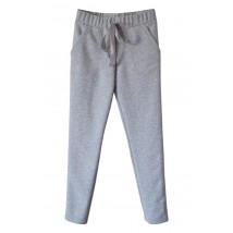 Gray knitted trousers (brushed/unbrushed)