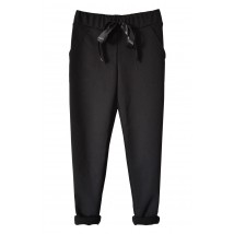 Черные трикотажные брюки (с начесом/ без начеса)