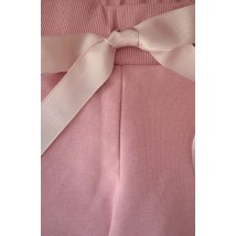 Powdery trousers with a wide ribbon (no fleece)
