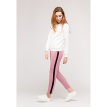 Powder trousers with stripes