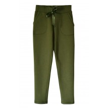 Knitted khaki trousers (unbrushed)