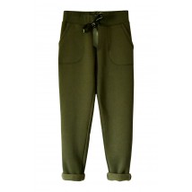 Knitted khaki trousers (unbrushed)