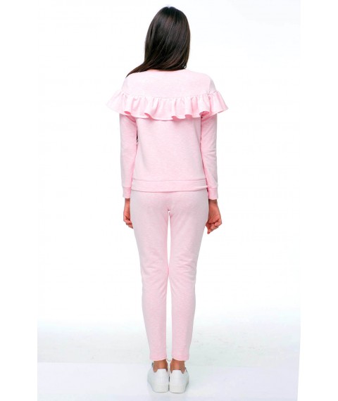 Rosa Sweatshirt mit Volants