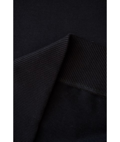 Black sweatshirt Your time is now (without fleece)