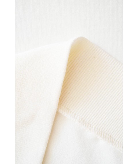 White sweatshirt Your time is now (unbrushed)