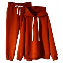 Anzug aus Terrakotta-Trikot (kein Vlies)