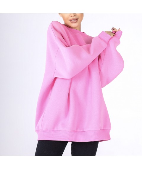 Oversized sweatshirt hot pink (brushed)