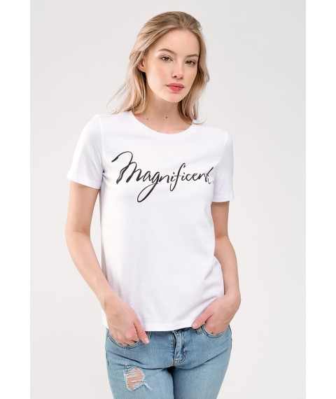 Белая футболка "Magnificent"