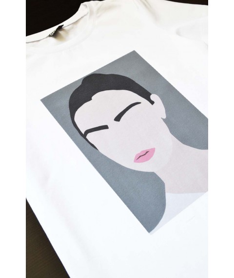 T-shirt with Lady print