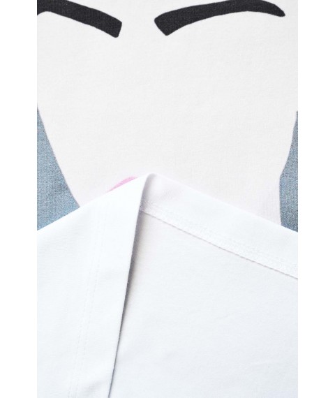 T-shirt with Lady print