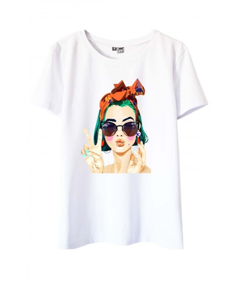 T-shirt with Alice print