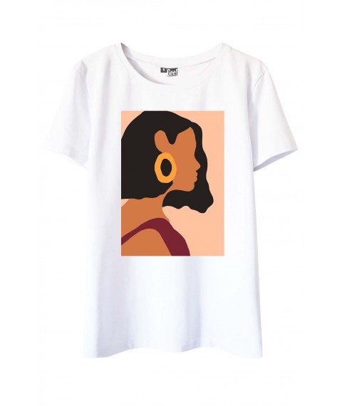 Wei?es T-Shirt mit Liza-Print