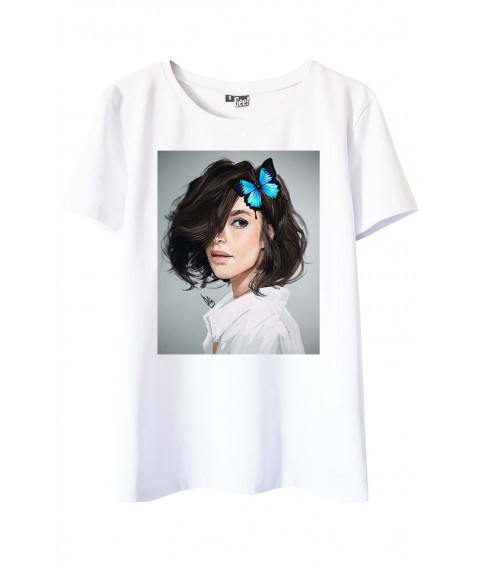 Wei?es T-Shirt mit Freya-Print