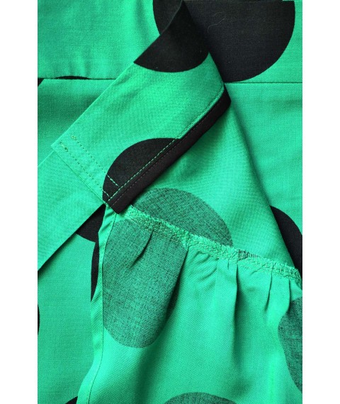 Зеленая юбка на запах