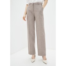 Wool-blend wide-leg pants