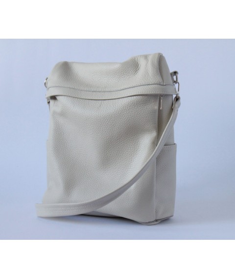 Backpack handmade leather Bagster (TRBP1BEIGE)