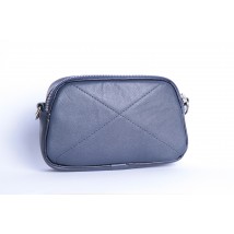 Bagster bag from handmade genuine leather (FOX1BLUE)
