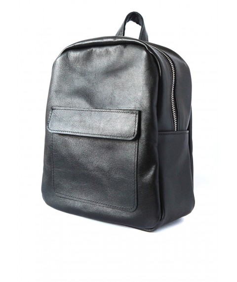 Bagster backpack from handmade genuine leather (SMBP4BL)