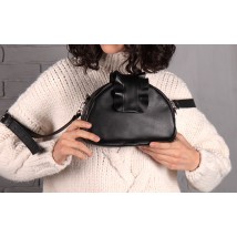 Handmade genuine leather bagster bag (OVRUSH2BL)