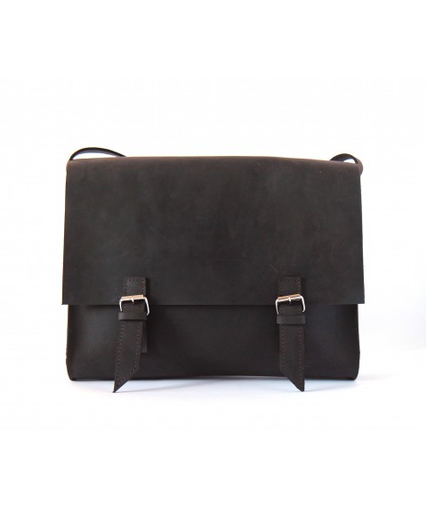 Handmade genuine leather bagster bag (MSB1BR9)