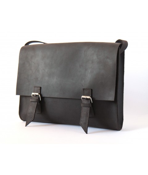 Handmade genuine leather bagster bag (MSB1BR9)