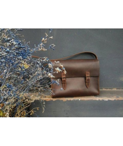 Bagster bag from handmade genuine leather (MSB2BR)