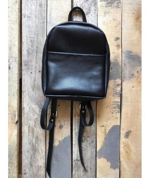 Handmade genuine leather Bagster backpack (SMBP8BL)