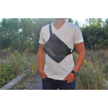 Bagster bag from handmade genuine leather (MCROS1BL)