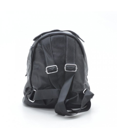 Genuine leather Bagster backpack (66009 black)