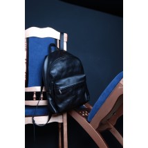 Bagster backpack from handmade genuine leather (STEGe64G)