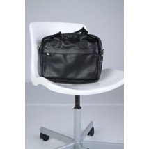 Bagster bag from handmade genuine leather (MSBn12BR)