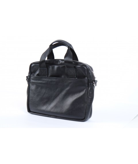 Bagster bag from handmade genuine leather (MSBn12BR)