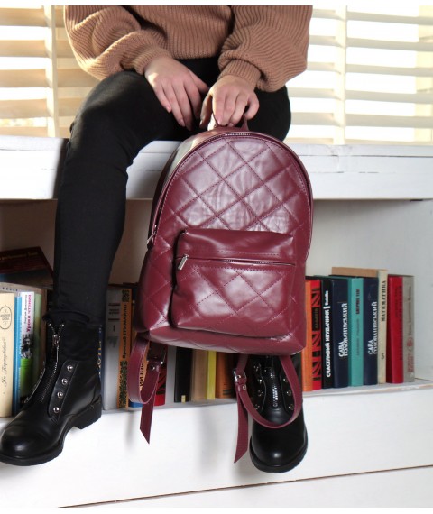 Bagster backpack from handmade genuine leather (STEG1M)