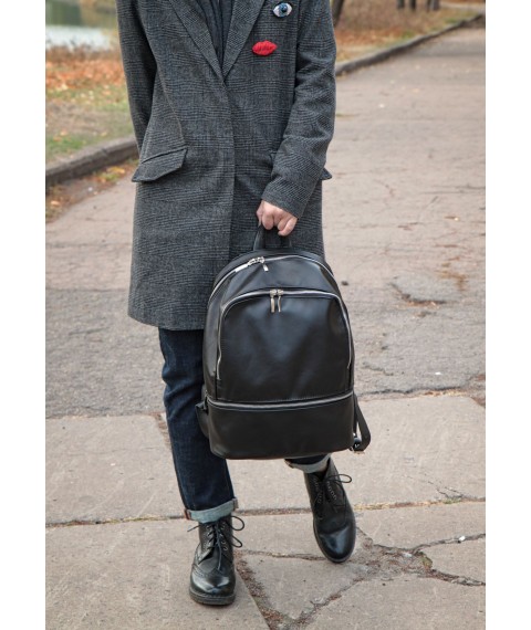 Handmade genuine leather Bagster backpack (BIG3M1BL)