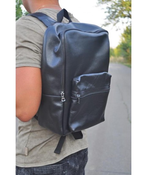 Bagster backpack from handmade genuine leather (DSLf3BP32)