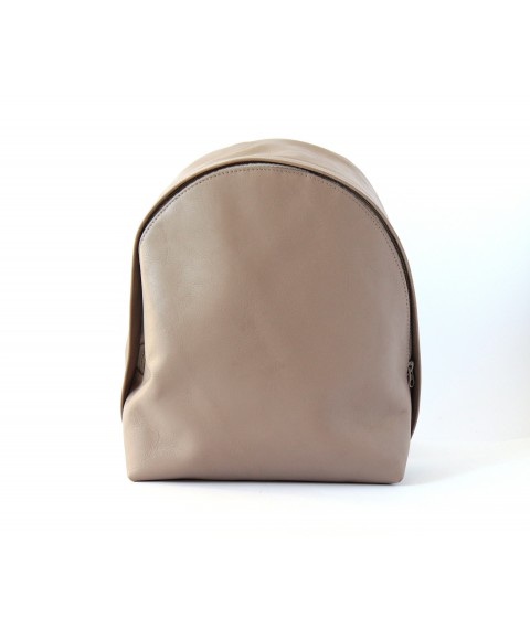 Bagster backpack from handmade genuine leather (BP2BEIGE)
