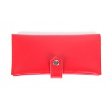 Purse female Bagster from handmade genuine leather (WBIG1RED)