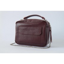 Bagster bag from handmade genuine leather (CHAIN1MAR)