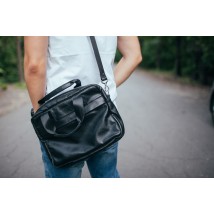 Bagster bag from handmade genuine leather (MSBX12BR)