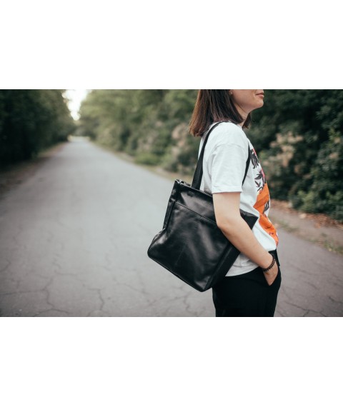 Bagster bag from handmade genuine leather (SB1B.P1)