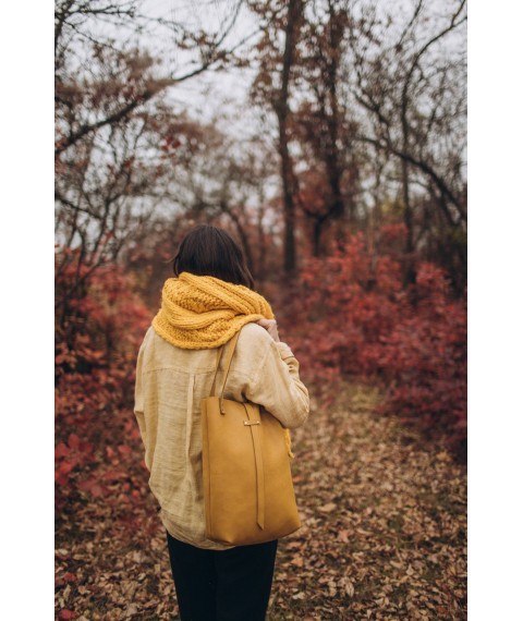 Bagster bag from handmade genuine leather (VBSHPBAG.G)