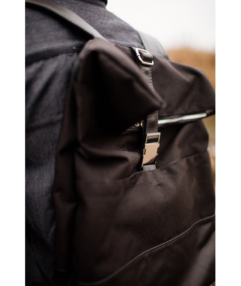 Backpack handmade leather Bagster (RLTP1BL)
